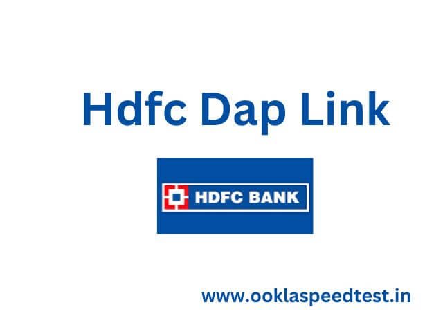 hdfc bank dap login