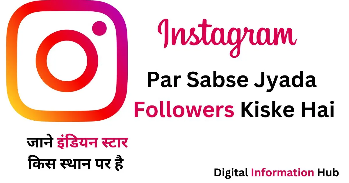 Instagram Par Sabse Jyada Followers Kiske Hai